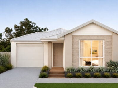WA facade single car garage